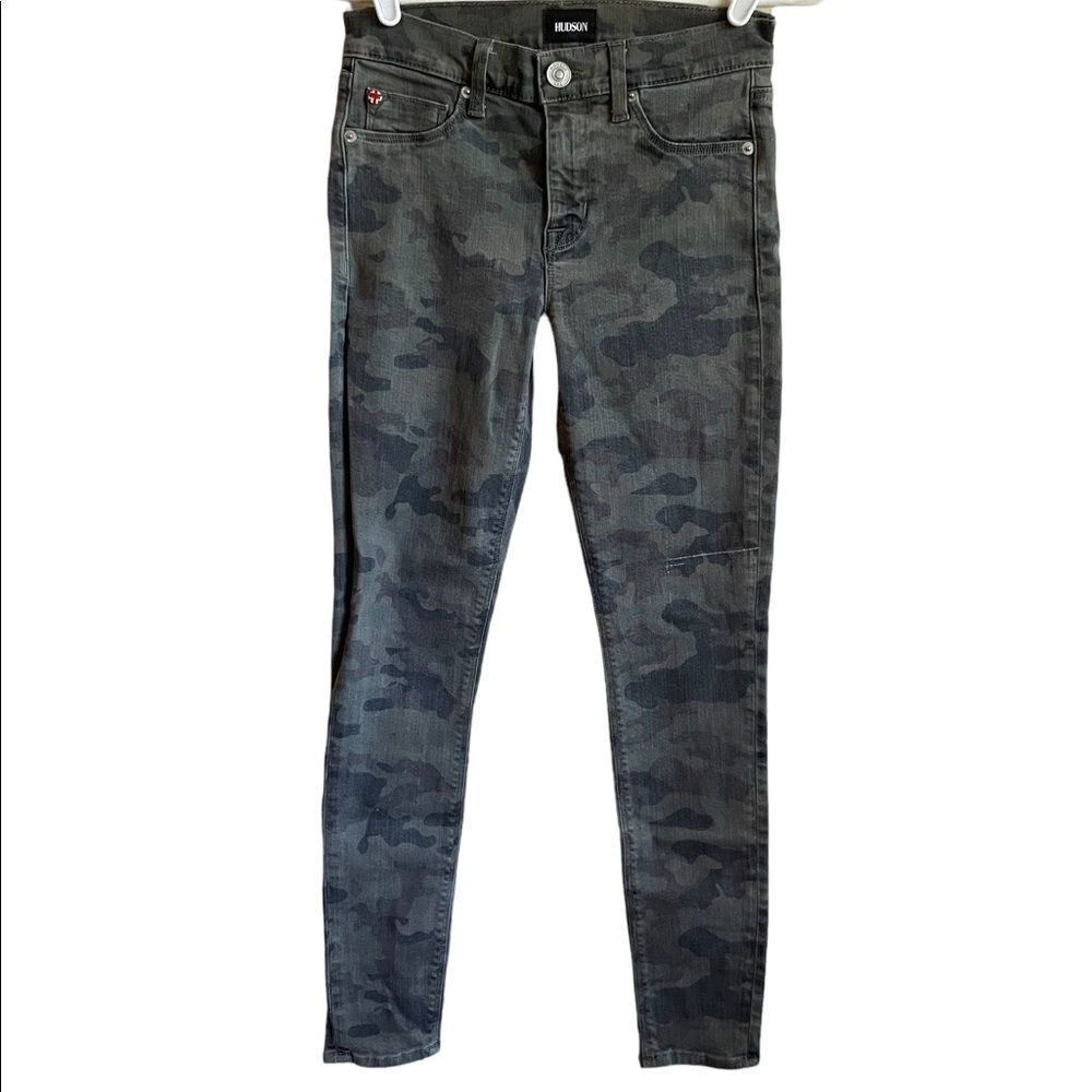 ‎Hudson camo skinny Midrise jeans